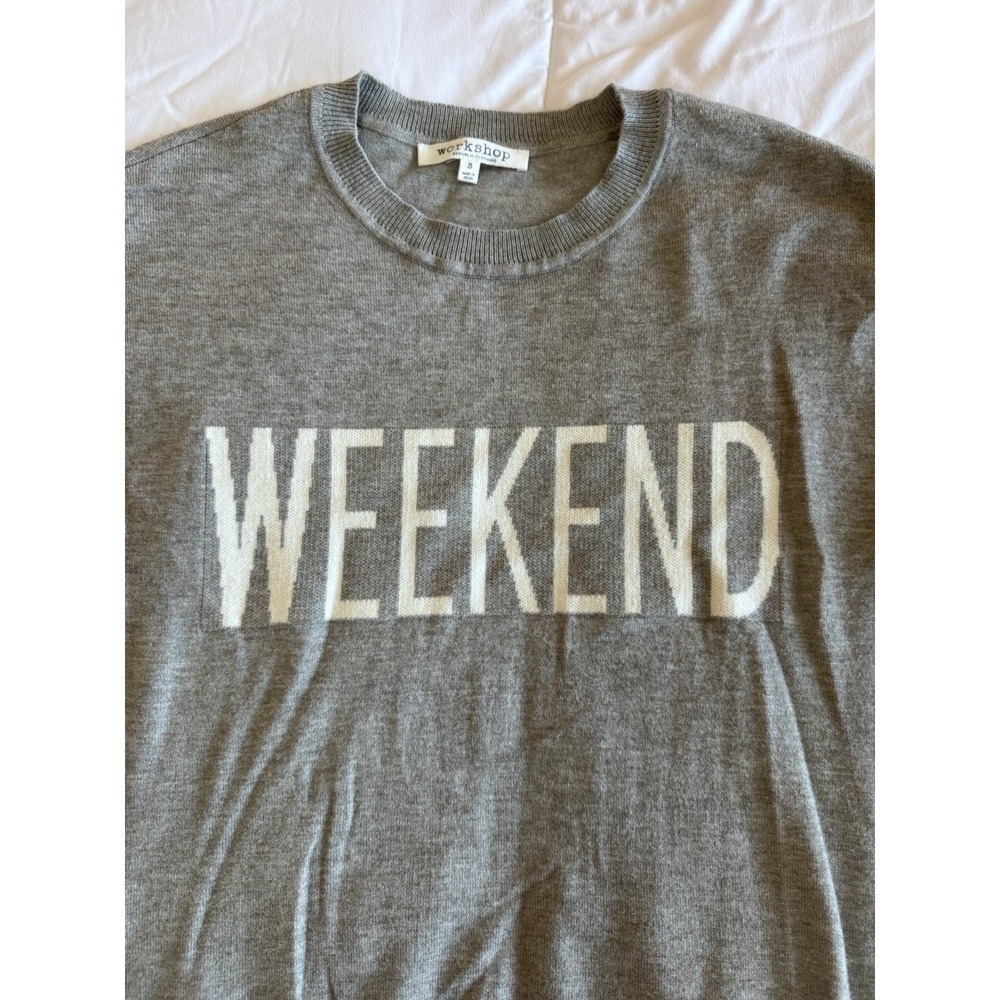 Workshop Republic Clothing "Weekend" Gray Size Small Soft Stretchy Lightweight - Picture 3 of 7
